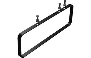 Abode Tableau Optional Towel Rail - Matt Black
